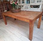 Teakhouten eettafel, Ophalen, Gebruikt, 50 tot 100 cm, 150 tot 200 cm