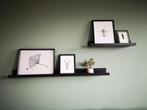 Fotolijstplank / Schilderijenplank IKEA Mosslanda - zwart -, Zo goed als nieuw, Ophalen