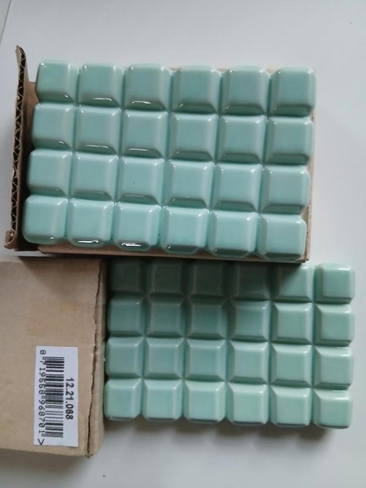 return to sender, 2 zeeptegels,  keramiek, handgemaakt, Huis en Inrichting, Badkamer | Badtextiel en Accessoires, Nieuw, Overige kleuren