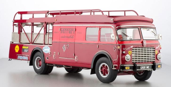 CMC M-084 - Ferrari Transporter - FIAT 642 RN2 Bartoletti, Hobby en Vrije tijd, Modelauto's | 1:18, Nieuw, Auto, Overige merken