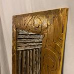 Spiegel – houten lijst – Goud - 150 x 80 cm - TTM Wonen, Www.ttmwonen.nl, Nieuw, Ophalen of Verzenden, Info@ttmwonen.nl