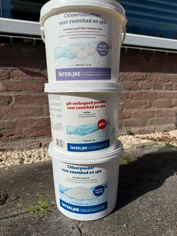 Chloortabletten, PH+, Chloorpoeder voor zwembad en spa beschikbaar voor biedingen
