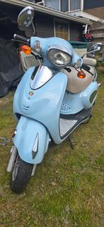 Znen scooter blauw - incl. koffer en windscherm, Ophalen, Gebruikt, Overige modellen, Benzine