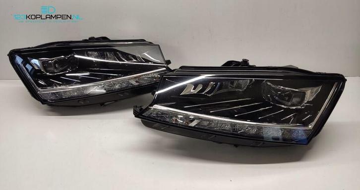 Skoda Fabia 3 Facelift Full Led koplamp links rechts, Auto-onderdelen, Verlichting, Skoda, Gebruikt, Ophalen of Verzenden