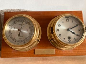 Observer scheepsklok & barometer. beschikbaar voor biedingen