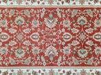 Vintage Perzisch wol vloerkleed loper floral orange 80x150cm, Huis en Inrichting, Stoffering | Tapijten en Kleden, 100 tot 150 cm