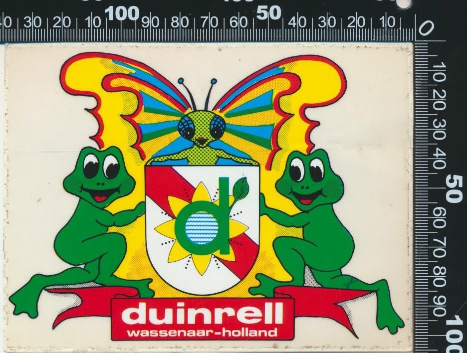 Sticker: Duinrell - Wassenaar (2 Kikkers), Ophalen of Verzenden, Zo goed als nieuw, Bedrijf of Vereniging
