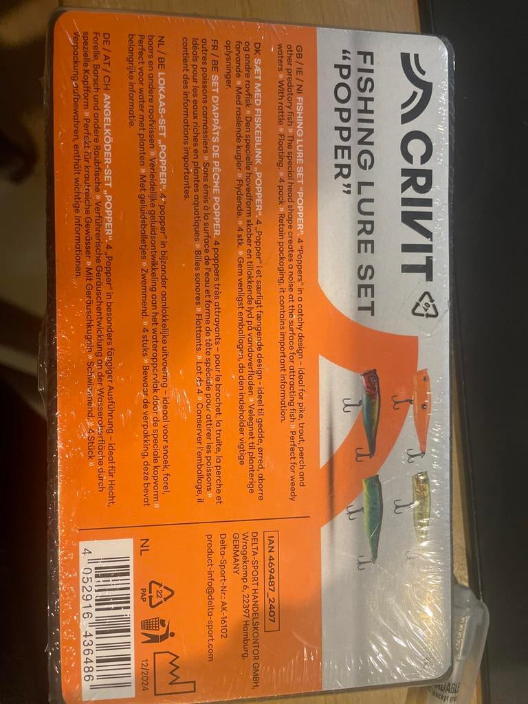Vis Gerij Set - Nieuw in Verpakking
