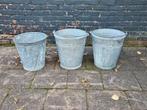 3 zinken emmers hoogte ongeveer 32 cm, Ophalen