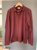 Bordeaux/wijnrode polo met lange mouwen van Springfield, Maat 52/54 (L), Ophalen of Verzenden, Zo goed als nieuw, Springfield