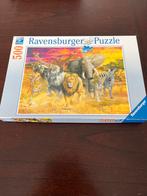 Ravensburger Puzzel - Afrikaanse Dieren - 500 stukjes, Ophalen, 500 t/m 1500 stukjes, Zo goed als nieuw, Legpuzzel