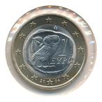 Griekenland 1 euro 2004, Postzegels en Munten, Munten | Europa | Euromunten, Ophalen of Verzenden, Griekenland, 1 euro, Losse munt