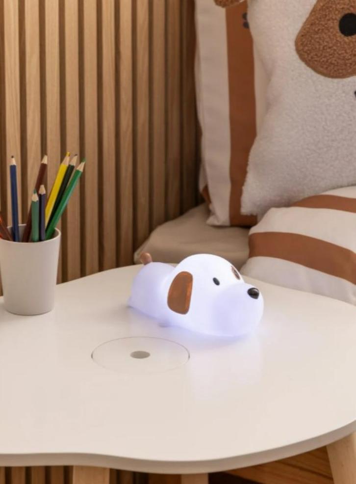 Nachtlamp Hondje Scott, Kinderen en Baby's, Kinderkamer | Inrichting en Decoratie, Nieuw, Lamp, Ophalen of Verzenden