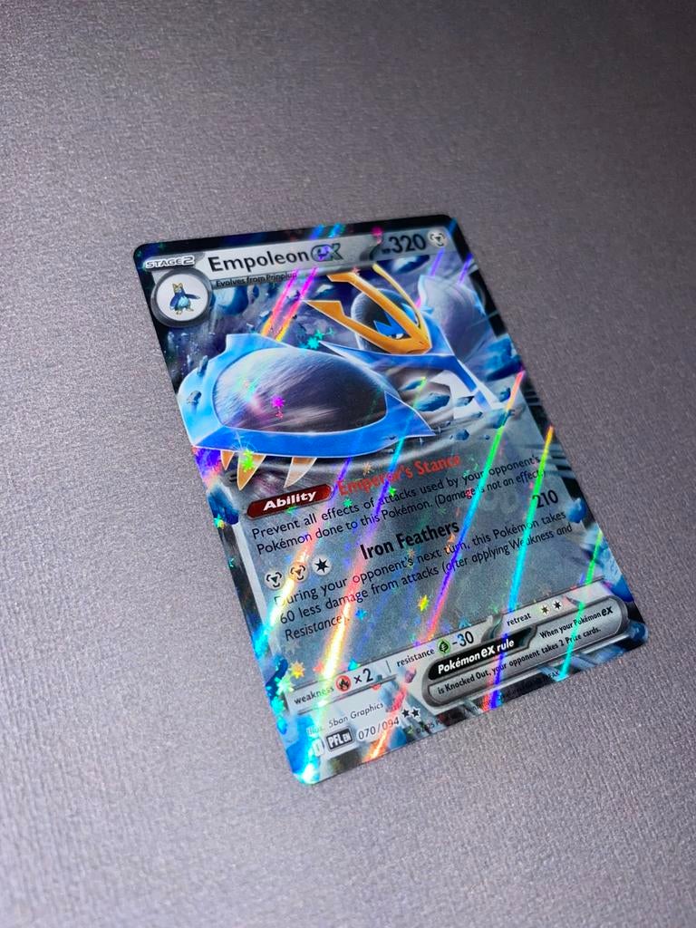 Pokemon Empoleon Ex 070/094, Ophalen of Verzenden, Zo goed als nieuw