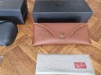 Brillenkoker bruin Ray Ban met doos en doekje nieuw, Ophalen of Verzenden, Nieuw