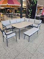Showmodel Tineo lounge dining set 7 delig te koop, Tuin en Terras, Tuinsets en Loungesets, Aluminium, Ophalen of Verzenden, Loungeset