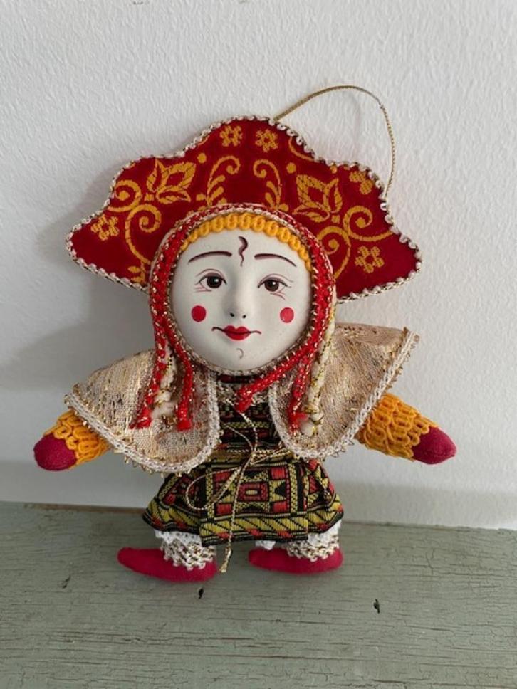 Russische kerstboom versiering Wave. Handgemaakt poppetje., Diversen, Kerst, Nieuw, Ophalen