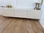 TV Meubel / Dressoir met Glasplaat, Ophalen, Gebruikt, 150 tot 200 cm, Glas