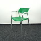 Amat Splash stoel | vergaderstoel | kantinestoel | groen, Gebruikt, Overige kleuren, Ophalen of Verzenden, Metaal