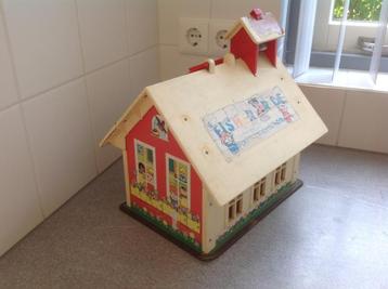 Fisher Price schoolgebouw, vintage, 923, Belgium beschikbaar voor biedingen