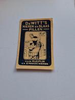 Sluitzegel de Witt pillen, Verzamelen, Merken en Reclamevoorwerpen, Ophalen of Verzenden, Zo goed als nieuw, Overige typen