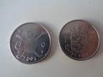 5474-X : gulden munt 2001 + gulden munt 1980, Ophalen of Verzenden, Koningin Juliana, 1 gulden
