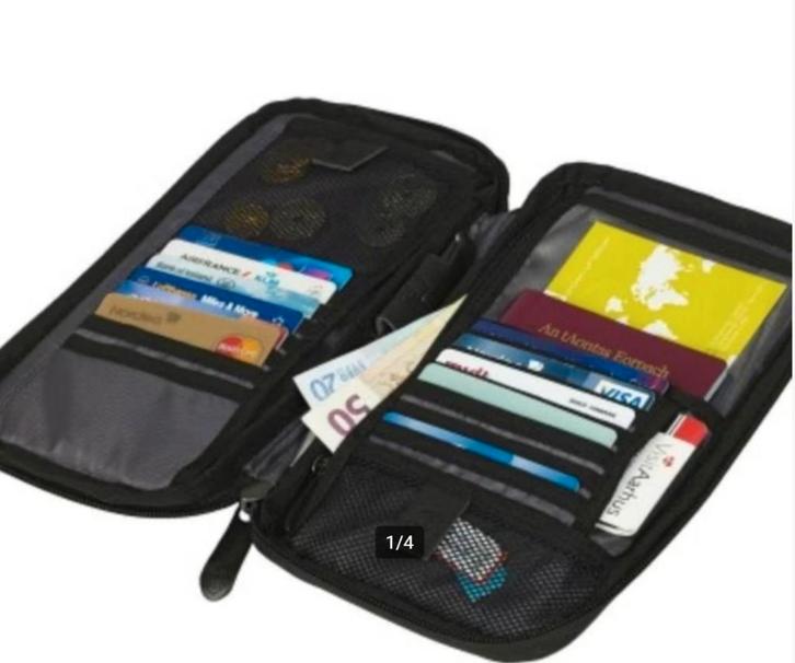 Ellehammer Reisdocument & Portemonneehouder # SALE #, Sieraden, Tassen en Uiterlijk, Koffers, Nieuw, Overige materialen, Minder dan 50 cm