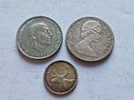 Lot zilveren munten, Spanje en Canada., Ophalen of Verzenden, Buitenland, Munten
