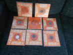 28 singles jaren 70 in label hoesje, Gebruikt, 7 inch, Single, Ophalen of Verzenden