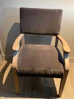 Hoffz , Joep stoel de luxe met smooth stof NIEUW, Huis en Inrichting, Stoelen, Ophalen, Landelijk , stoer , warm, Bruin, Nieuw