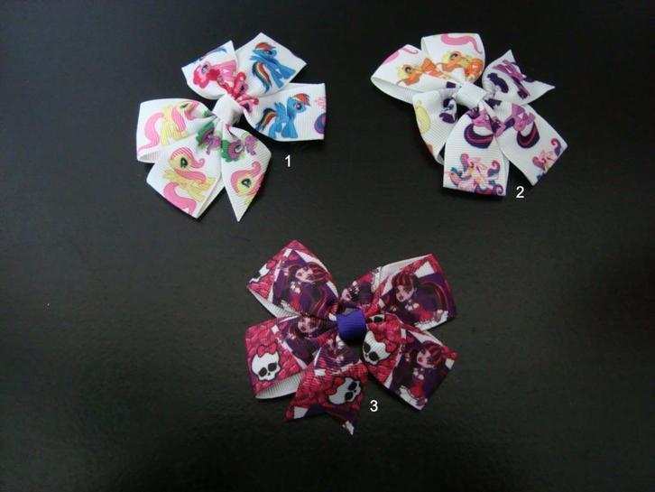Leuke Monsterhigh + My Little Pony hairclips, Sieraden, Tassen en Uiterlijk, Kindersieraden, Nieuw, Verzenden