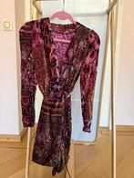 Vintage Velvet Jurk maat S, Kleding | Dames, Jumpsuits, Ophalen of Verzenden, Gedragen, Maat 36 (S), Rood