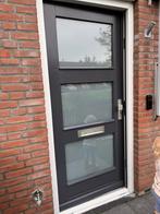 Voordeur met 3-punt sluiting, brievenbus & dubbel glas, Doe-het-zelf en Verbouw, Deuren en Horren, Ophalen, Gebruikt, 80 tot 100 cm