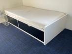 IKEA éénpersoons bed 200 x 90 cm, Huis en Inrichting, Slaapkamer | Bedden, Ophalen, 90 cm, Eenpersoons, Wit