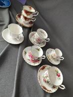 Div kop en schotels uit de oude doos, Ophalen of Verzenden, Zo goed als nieuw, Porselein, Kop en/of schotel