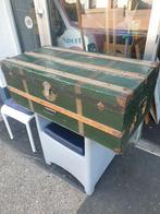 Hele nette reiskist met binnenwerk en houten lijsten omheen, Ophalen, Minder dan 50 cm, Gebruikt, 50 tot 100 cm