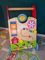 Babywalker Houten Activiteiten Baby Duw Loopwagen Boerderij, Ophalen of Verzenden, Gebruikt, Overige typen, Met wieltjes