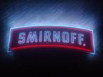 Smirnoff Vodka licht reclamebord, Verzamelen, Ophalen of Verzenden, Zo goed als nieuw, Reclamebord