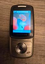 Samsung SGH-X530 UitschuifbaarSimcard lader accu is nog goed, Gebruikt, Schuifmodel, Zwart, Fysiek toetsenbord