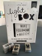 Light box, lichtbox, letterbak, Ophalen, Zo goed als nieuw