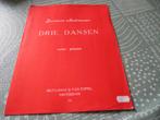 Jurriaan Andriessen, Drie dansen voor piano, Gebruikt, Klassiek, Ophalen of Verzenden, Artiest of Componist