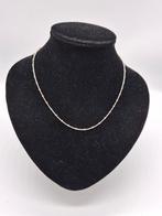Zilveren ketting met bolletjes 925 45cm, Verzenden, Gebruikt, Zilver, Zilver