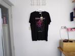 Zwart shirt met rozen en tekst print M - 46/48 nieuw!, Zwart, Nieuw, Only Carmakoma, Shirt of Top