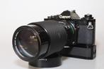 Canon AV-1 + 70-210 + winder: Sport Combi, Audio, Tv en Foto, Fotocamera's Analoog, Ophalen of Verzenden, Gebruikt, Spiegelreflex