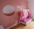 Meisjesbed/peuterbed/tipi bed incl matras& roze gordijn, Gebruikt, Matras, 160 tot 180 cm, 70 tot 85 cm
