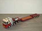 Scania Highline 8x4 with Lowloader Van Maanen - WSI 9300 -, Hobby en Vrije tijd, Modelauto's | 1:50, Wsi, Zo goed als nieuw, Wsi