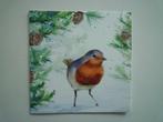 Roodborstje vogels Michelle Dujardin kunstkaart Vogelbescher, Verzamelen, Wild dier, Ophalen of Verzenden