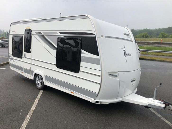 Fendt. 465.  Bijou. Met airco, Caravans en Kamperen, Caravans, Particulier, tot en met 4, Rondzit, Fendt, Vast bed, Airco, Ophalen of Verzenden