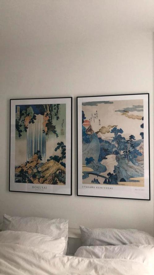 Twee ingelijste posters (70x100 cm) van Desenio, Huis en Inrichting, Woonaccessoires | Schilderijen, Tekeningen en Foto's, Gebruikt