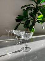 6 vintage kristallen likeur coupeglazen. Likeurglas kristal, Antiek en Kunst, Antiek | Glas en Kristal, Ophalen of Verzenden